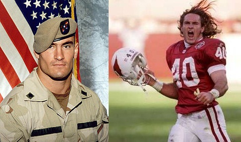 Pat Tillman was an Arizona State Football player who went on to play in the NFL and then left the NFL to join the Army Rangers where he gave the ultimate sacrifice - his life - for his country.