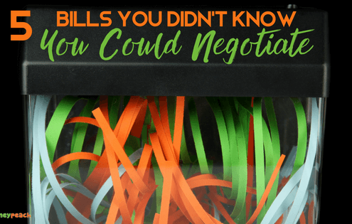 bills you can negotiate