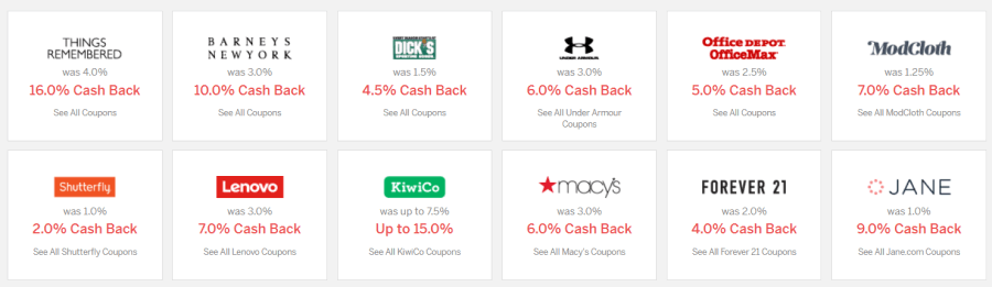 Get Cash Back with Ebates